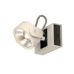 Wand- en plafondarmatuur KALU LED 1 1-vlams, cardanisch draaien IP20, zwart, wit dimbaar