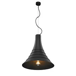 Pendelarmatuur BATO 45 PD groot, rond E27 IP20, zwart dimbaar