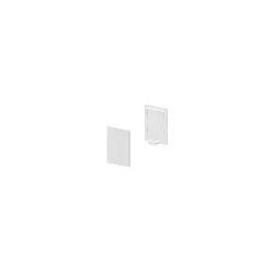 Eindkap GRAZIA 10 standaard, hoog, 2 stuks, wit