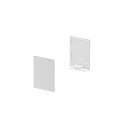 Eindkap GRAZIA 20 standaard, hoog, 2 stuks, wit