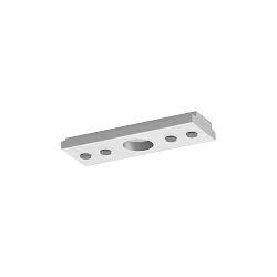 Langsverbinder GRAZIA 20 2 stuks, aluminium geëloxeerd