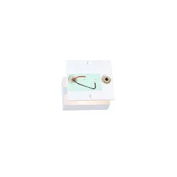 MANA LED Wall luminaire, width 9,6cm, white