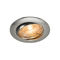 PIKA QPAR51, Ceiling recessed luminaire, swiveling, chrome