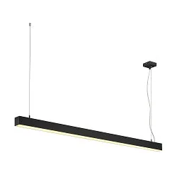 Pendelarmatuur Q-LINE PD DALI single, zwart dimbaar