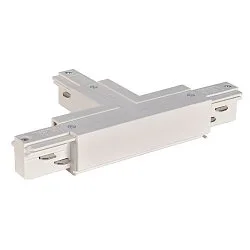 3-fase T-connector EUTRAC aarde links, aarde binnen, wit