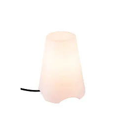 Outdoor Table lamp KIROCONE TL, E27 max. 60W, IP44, white
