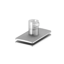 Pendelophanging voor H-PROFILE met voedermogelijkheid, aluminium geëloxeerd