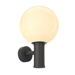 Wandarmatuur voor buitenshuis GLOO PURE WL E27 IP 44, antraciet