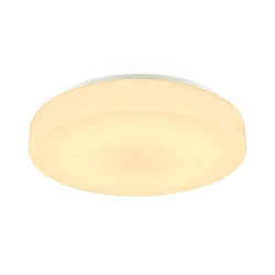 Wandarmatuur voor buitenshuis LIPSY® 50 DRUM cilindrisch, CCT Switch IP44, wit 
