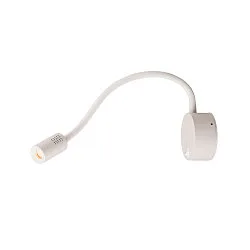 Display-armatuur DIO FLEX PLATE met schakelaar, met flexibele arm IP 20, wit