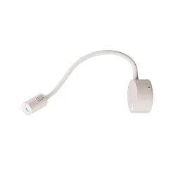 Display-armatuur DIO FLEX PLATE met schakelaar, met flexibele arm IP 20, wit