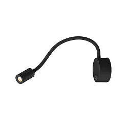 Display-armatuur DIO FLEX PLATE met schakelaar, met flexibele arm IP 20, zwart