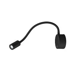 Display-armatuur DIO FLEX PLATE met schakelaar, met flexibele arm IP 20, zwart