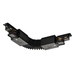 3-fase flex connector S-TRACK PHASE & DALI opbouwversie, DALI aanstuurbaar, zwart