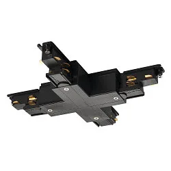 3-fase X-connector S-TRACK PHASE & DALI opbouwversie, DALI aanstuurbaar, zwart