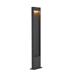 Padverlichting FLATT POLE 100CM hoekig, CCT Switch IP65, antraciet, mat 