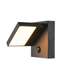 LED Outdoor Wall luminaire ABRIDOR SENSOR LED, 14W, 3000/4000K, 750lm, IP54, anthracite