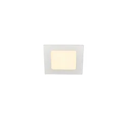 Plafondinbouwarmatuur SENSER 12 DL hoekig IP20, wit