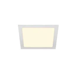 Plafondinbouwarmatuur SENSER 24 DL hoekig IP20, wit