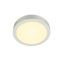 Wand- en plafondarmatuur SENSER 24 CW rond IP20, wit