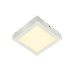 Wand- en plafondarmatuur SENSER 18 CW hoekig IP20, wit