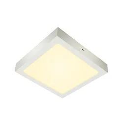 Wand- en plafondarmatuur SENSER 24 CW hoekig IP20, wit