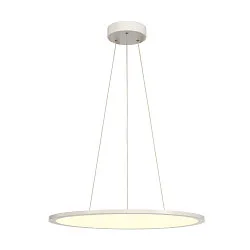 Pendelarmatuur PANEL 60 DALI LED rond, wit