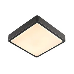 Plafondarmatuur voor buiten AINOS SQUARE vierkant, CCT Switch IP65, antraciet 