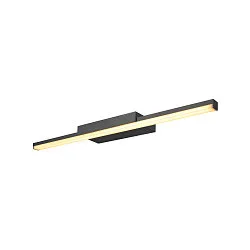 Spiegelarmatuur GLENOS® 60 down, hoekig, schakelbaar IP20, zwart