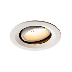 Plafondinbouwarmatuur NUMINOS DL M draaibaar, roteerbaar IP20, wit