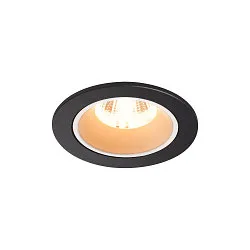 LED Ceiling recessed luminaire NUMINOS DL S, 2700K, IP20, 20°, 720lm, UGR 19, black/white