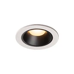 Plafondinbouwarmatuur NUMINOS DL S - 40° stijf, voor BAP, constante stroom, schakelbaar, set terug IP20 / IP44, wit 
