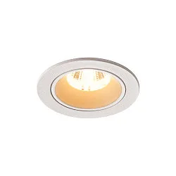 Plafondinbouwarmatuur NUMINOS DL S - 40° stijf, voor BAP, constante stroom, schakelbaar, set terug IP20 / IP44, wit 