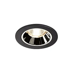 Plafondinbouwarmatuur NUMINOS DL S IP20, chroom, zwart