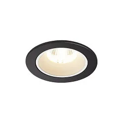 Plafondinbouwarmatuur NUMINOS DL S IP20, zwart, wit