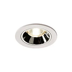 Plafondinbouwarmatuur NUMINOS DL S IP20, chroom, wit