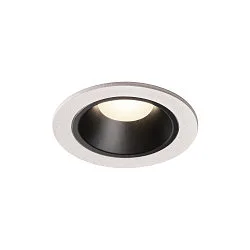 Plafondinbouwarmatuur NUMINOS DL S IP20, zwart, wit
