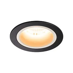 Plafondinbouwarmatuur NUMINOS DL M IP20, zwart, wit