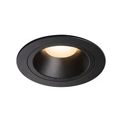 LED Ceiling recessed luminaire NUMINOS DL M, 3000K, IP20, 20°, 1500lm, UGR 19, black/black