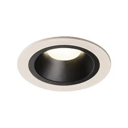 Plafondinbouwarmatuur NUMINOS DL M IP20, zwart, wit
