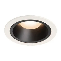 Plafondinbouwarmatuur NUMINOS DL L IP20, zwart, wit