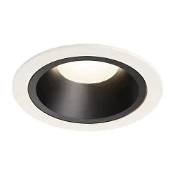 Plafondinbouwarmatuur NUMINOS DL L IP20, zwart, wit