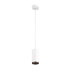 LED Pendant luminaire NUMINOS PD PHASE M, 2700K, 36°, 1935lm, white/black