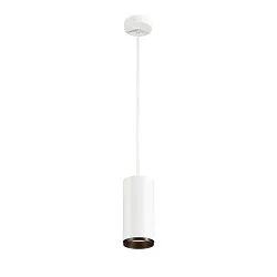 Pendelarmatuur NUMINOS PD PHASE L IP20, zwart, wit