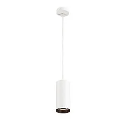 Pendelarmatuur NUMINOS PD PHASE L IP20, zwart, wit