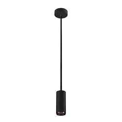 LED Pendant luminaire NUMINOS PD DALI S, 2700K, 24°, 985lm, black/black
