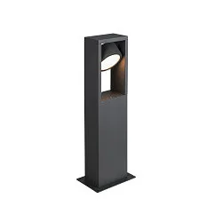 Staande armatuur voor buiten ESKINA FRAME SINGLE CCT CCT Switch, instelbaar IP65, antraciet 