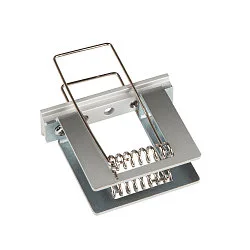 Mounting spring GRAZIA 20, 2 items, chrome / aluminium