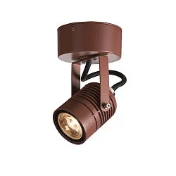 Wandarmatuur voor buitenshuis LED SPOT SP IP55, roest, transparant