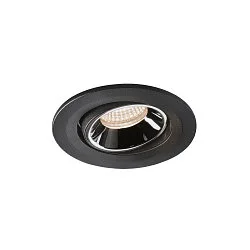 Plafondinbouwarmatuur NUMINUS MOVE S IP20, chroom, zwart